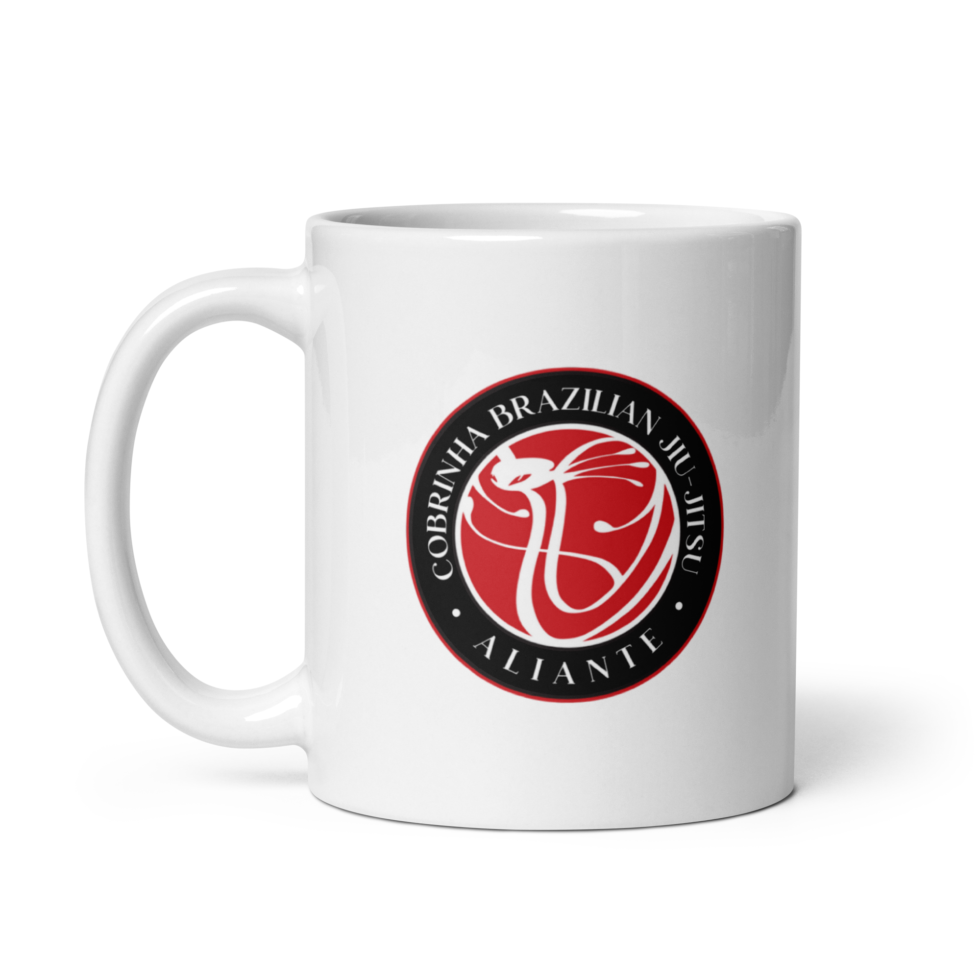 Artists in Motion White Glossy Mug - Image 2