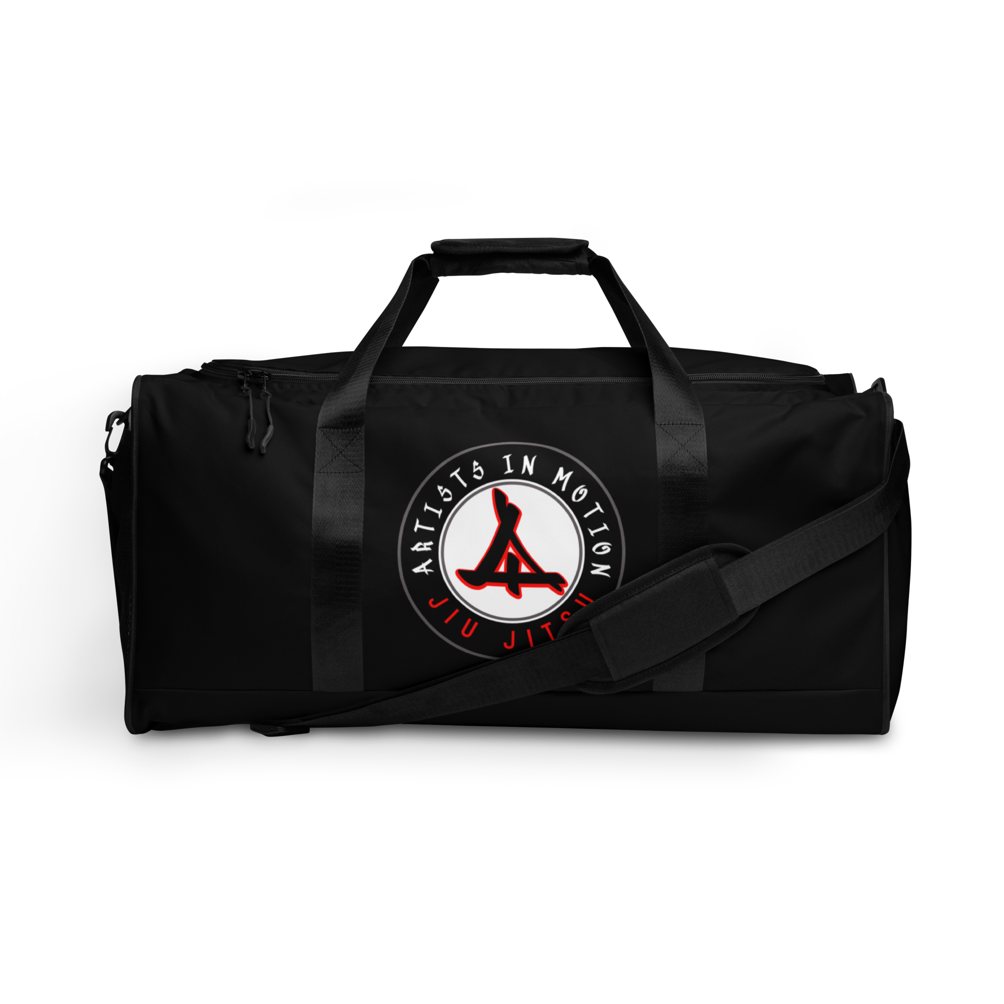 Artists in Motion duffle bag white front view